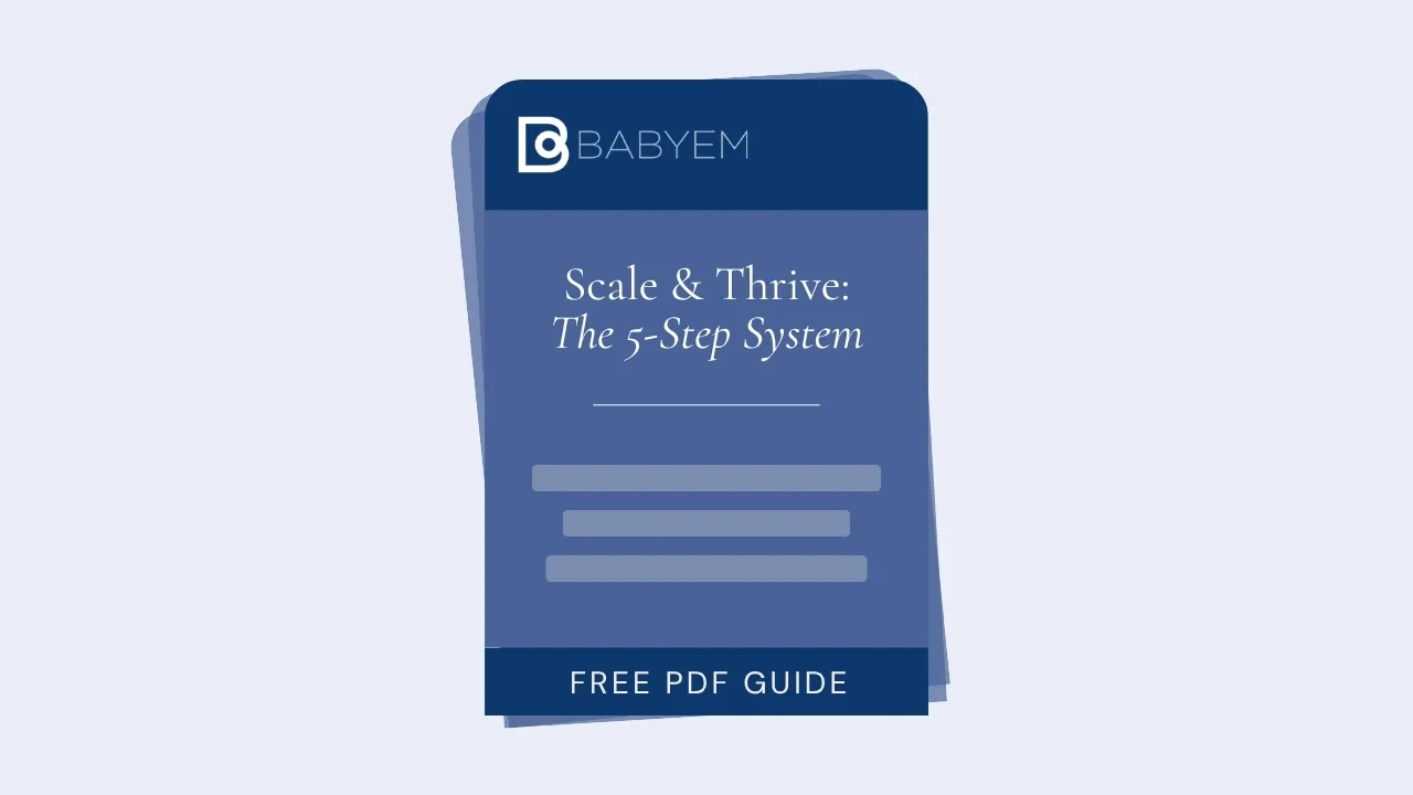 Scale and Thrive free 5-step system guide